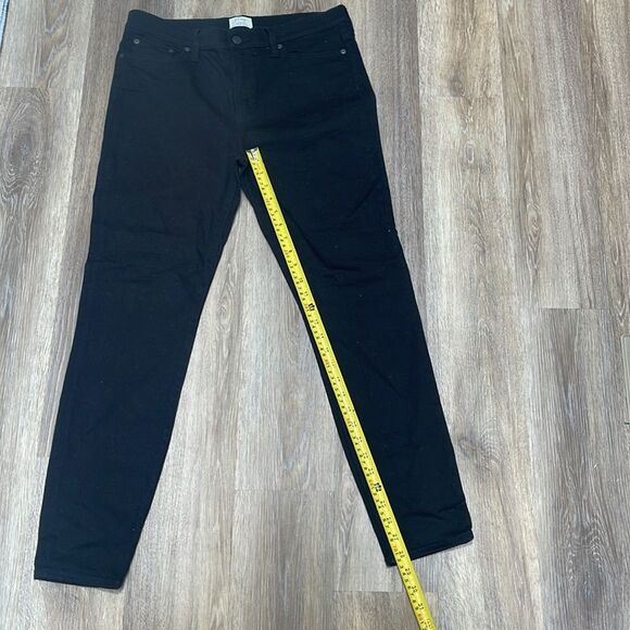 J. Crew Black Lookout High Rise Skinny Jeans Sz 32 - Picture 12 of 12